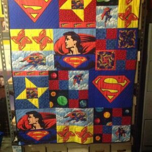 Superman Quilt Blanket Bn14  Quilt